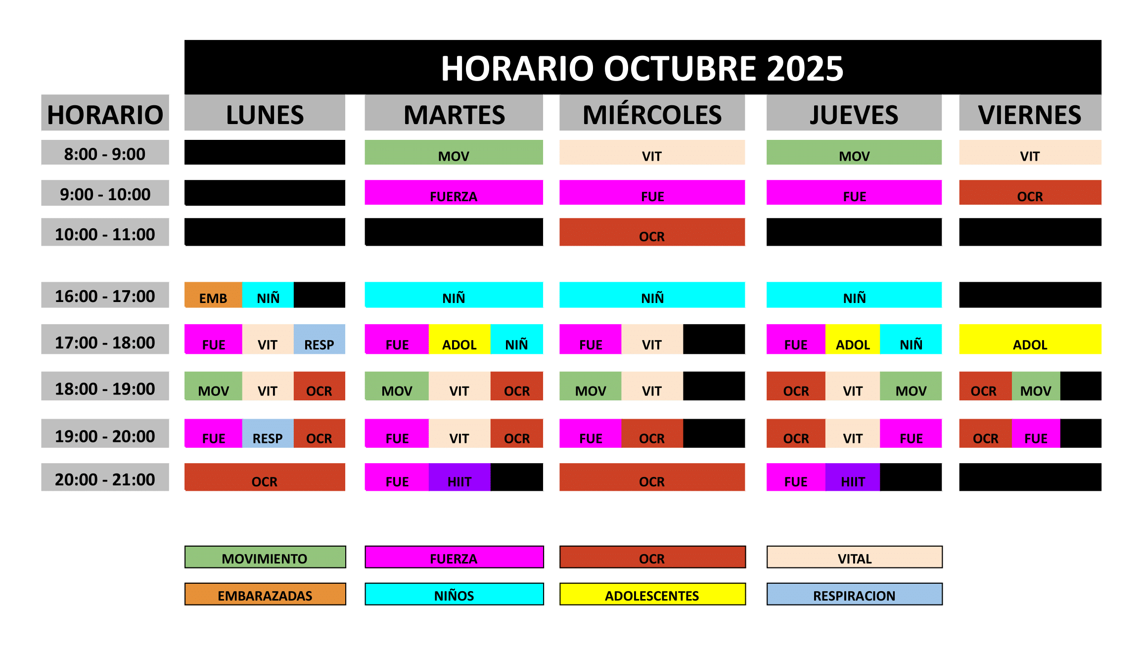 Horario